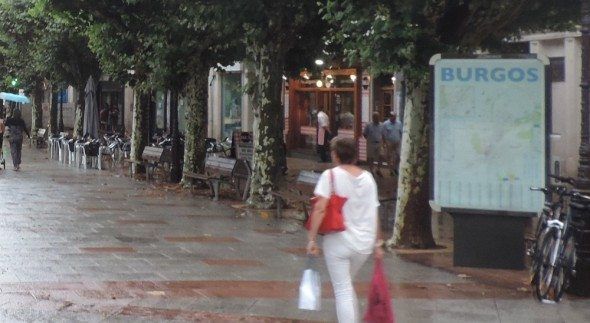 Paseo del Espolon en Burgos